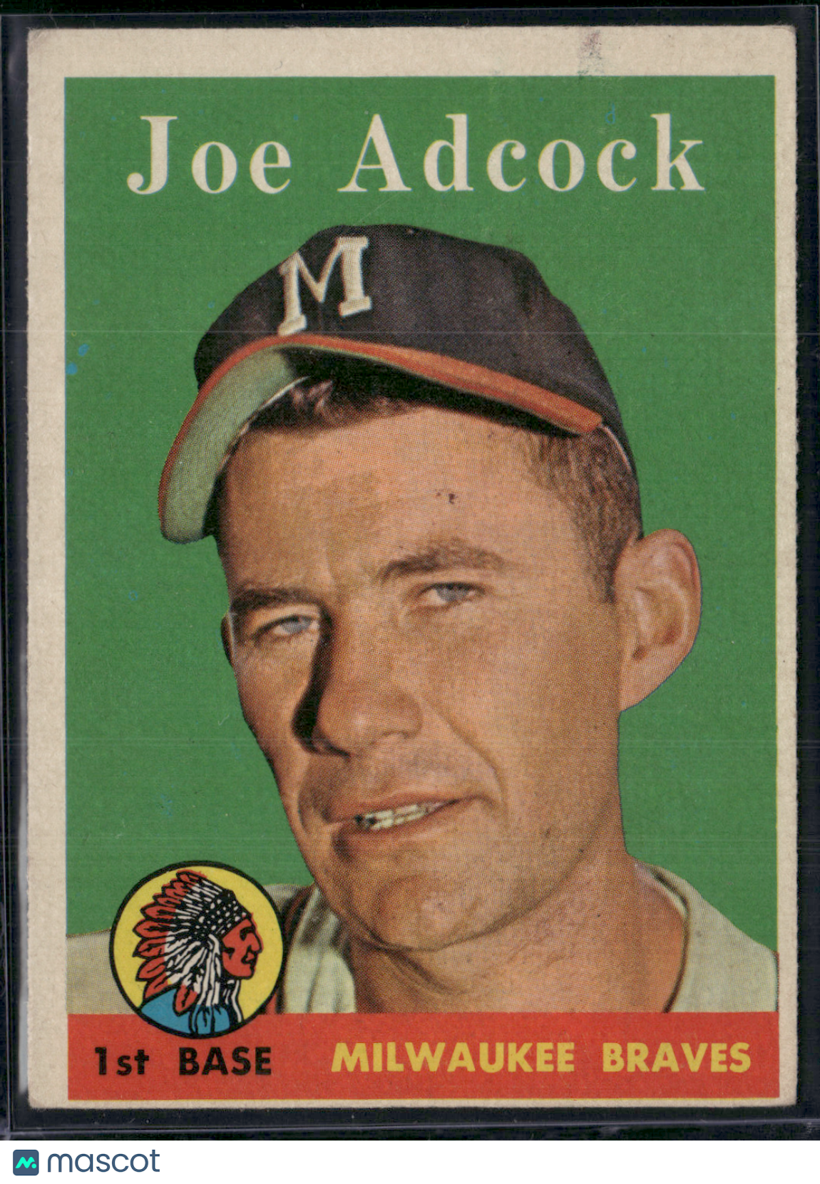1958 Topps JOE ADCOCK #325 (VG/EX)