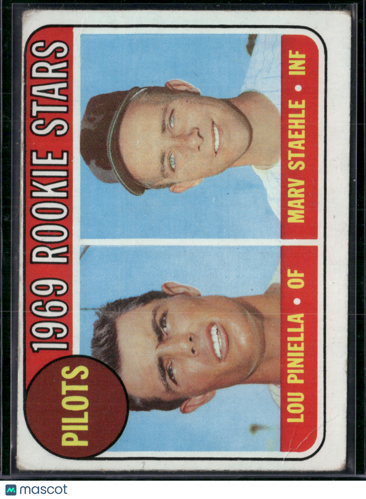1969 Topps LOU PINIELLA/MARV STAEHLE #394 1969 Pilots Rookie Stars (VG-VG/EX)