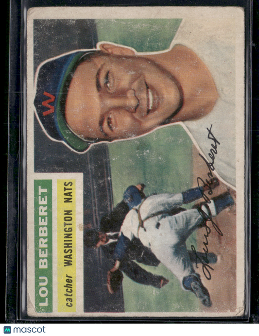 1956 Topps LOU BERBERET #329