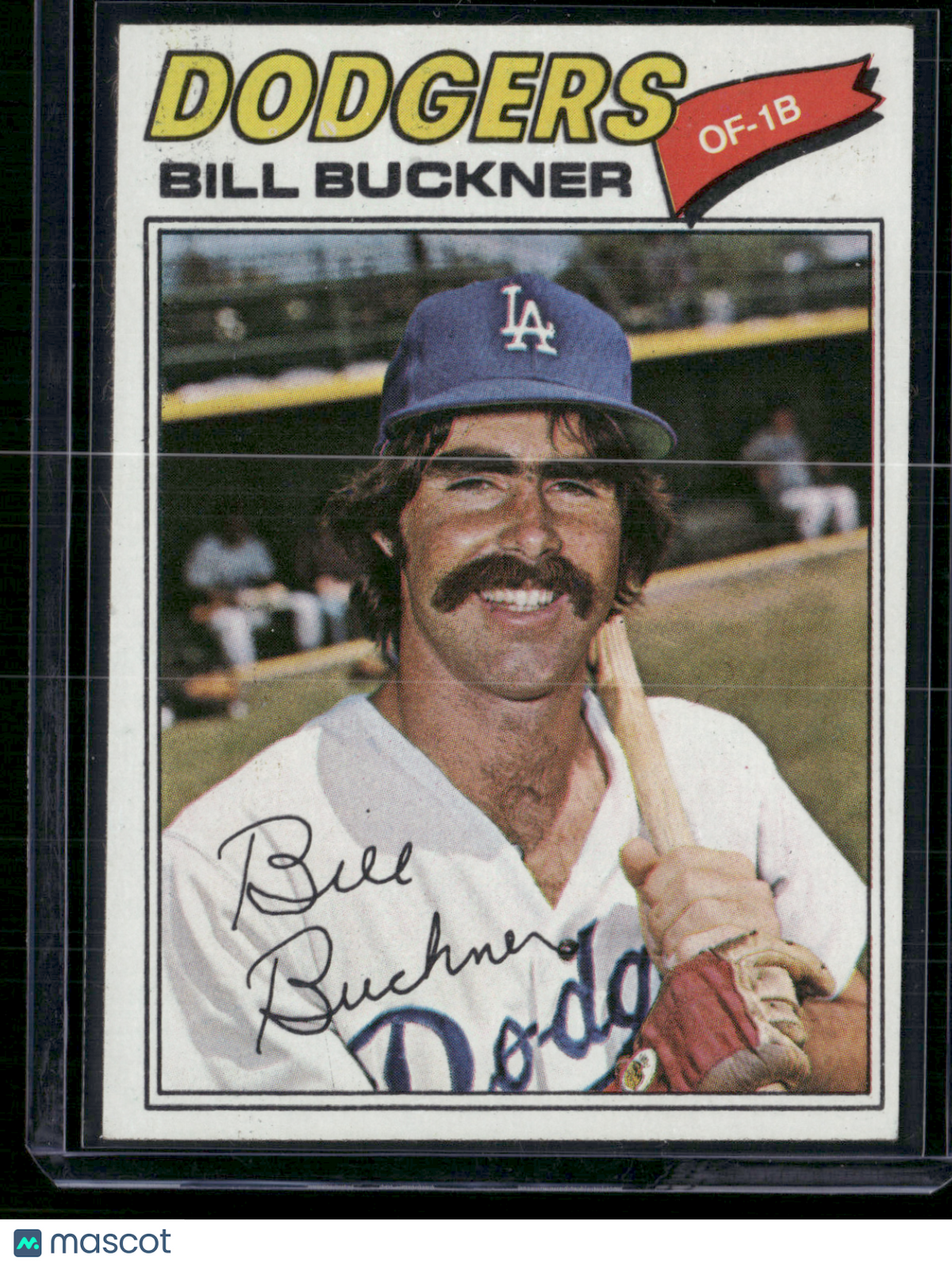 1977 Topps BILL BUCKNER #27 Miscut (EX)