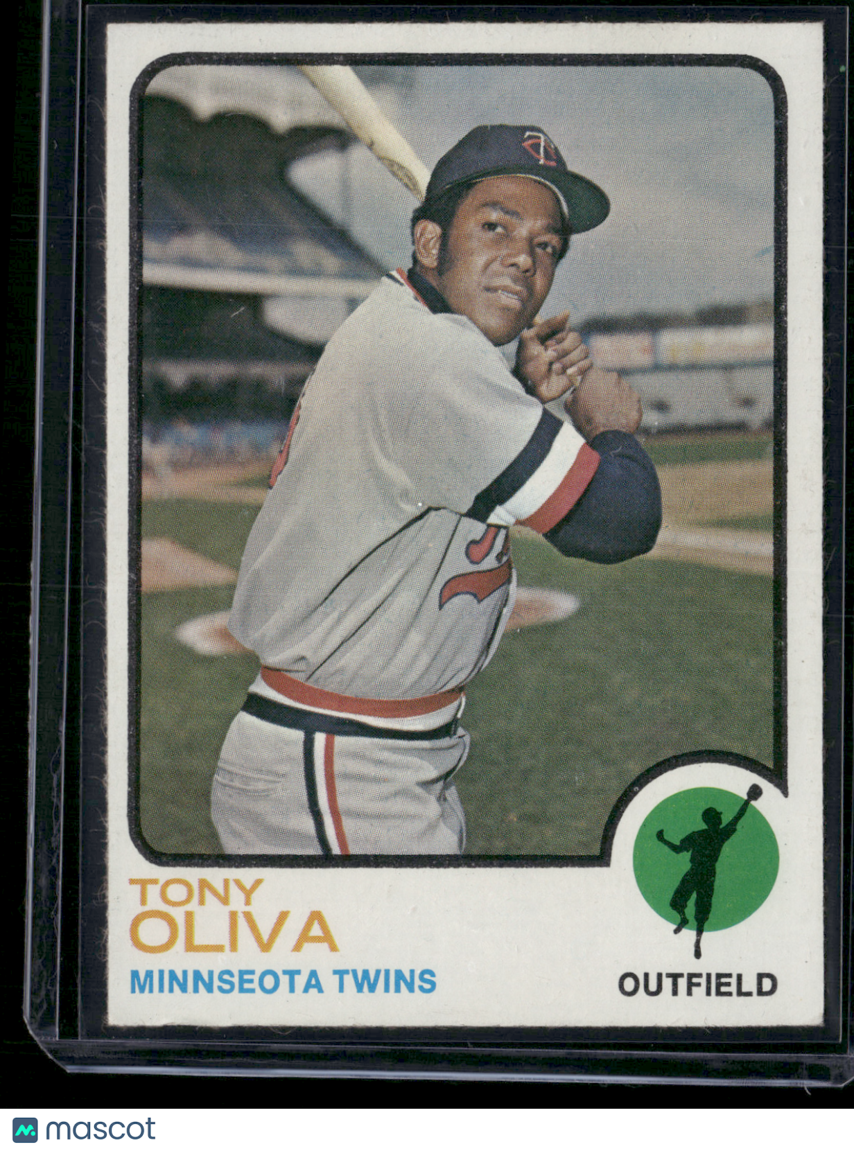 1973 Topps TONY OLIVA #80 Edge Crush (VG)