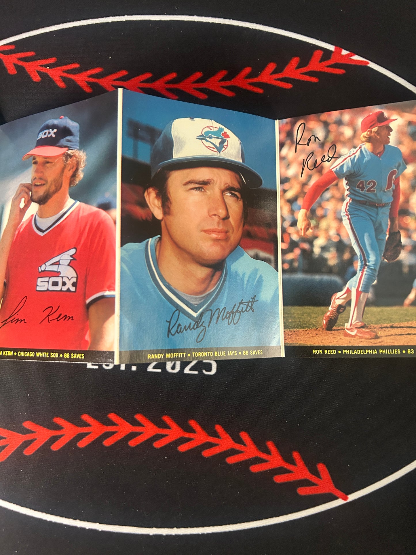 1983 Topps BASEBALL FOLDOUTS 17 Relief Aces Set 4 of 5 (EX)