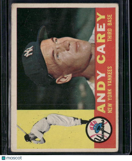 1960 Topps ANDY CAREY #196 (VG)