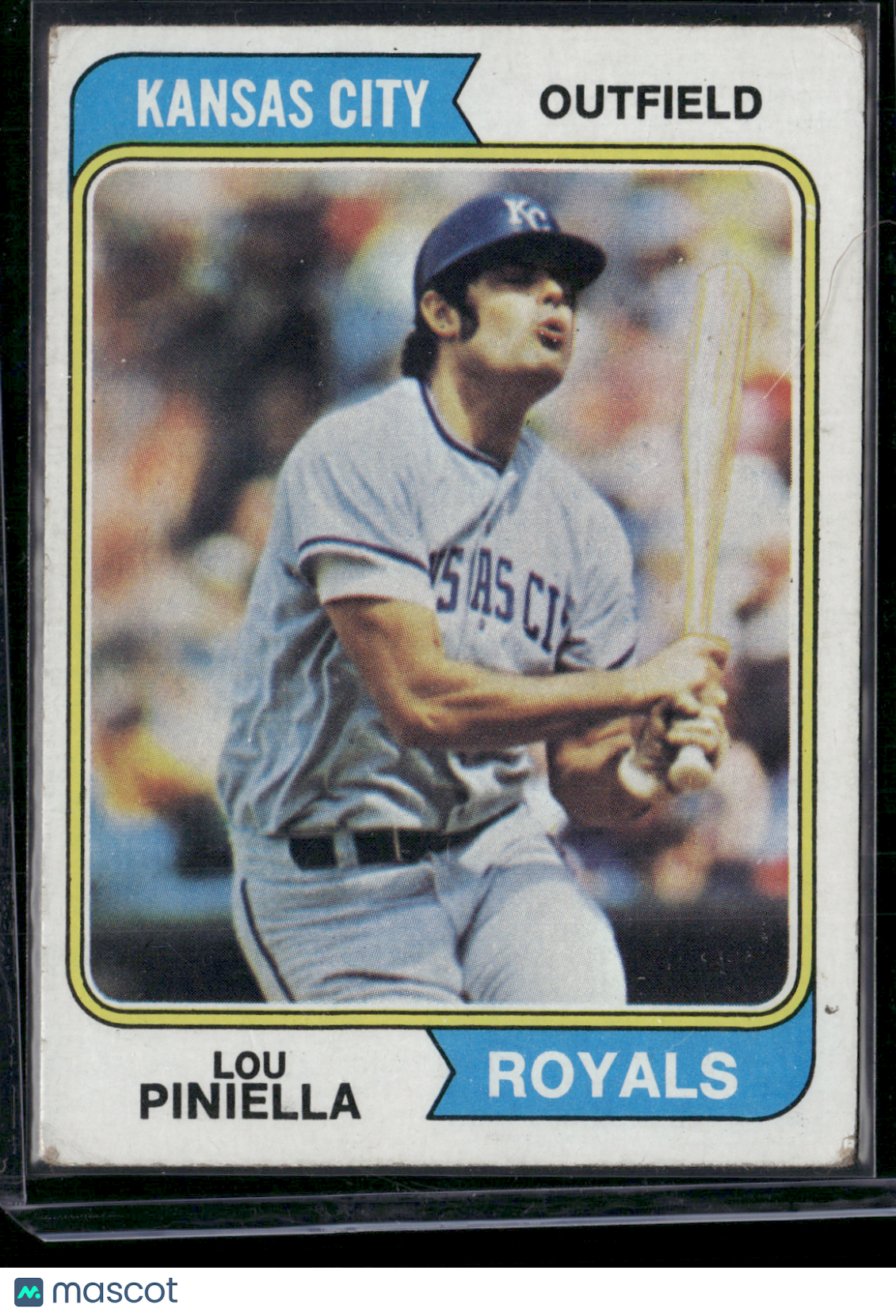 1974 Topps LOU PINELLA #390 (VG-VG/EX)