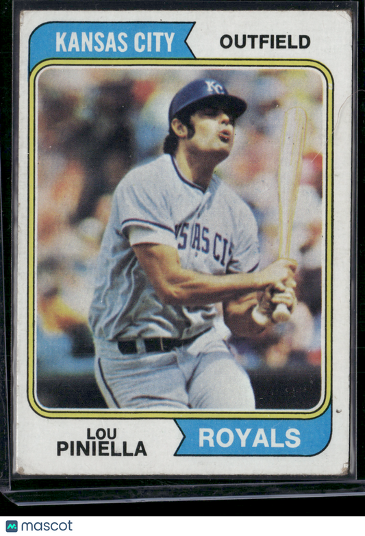 1974 Topps LOU PINELLA #390 (VG-VG/EX)
