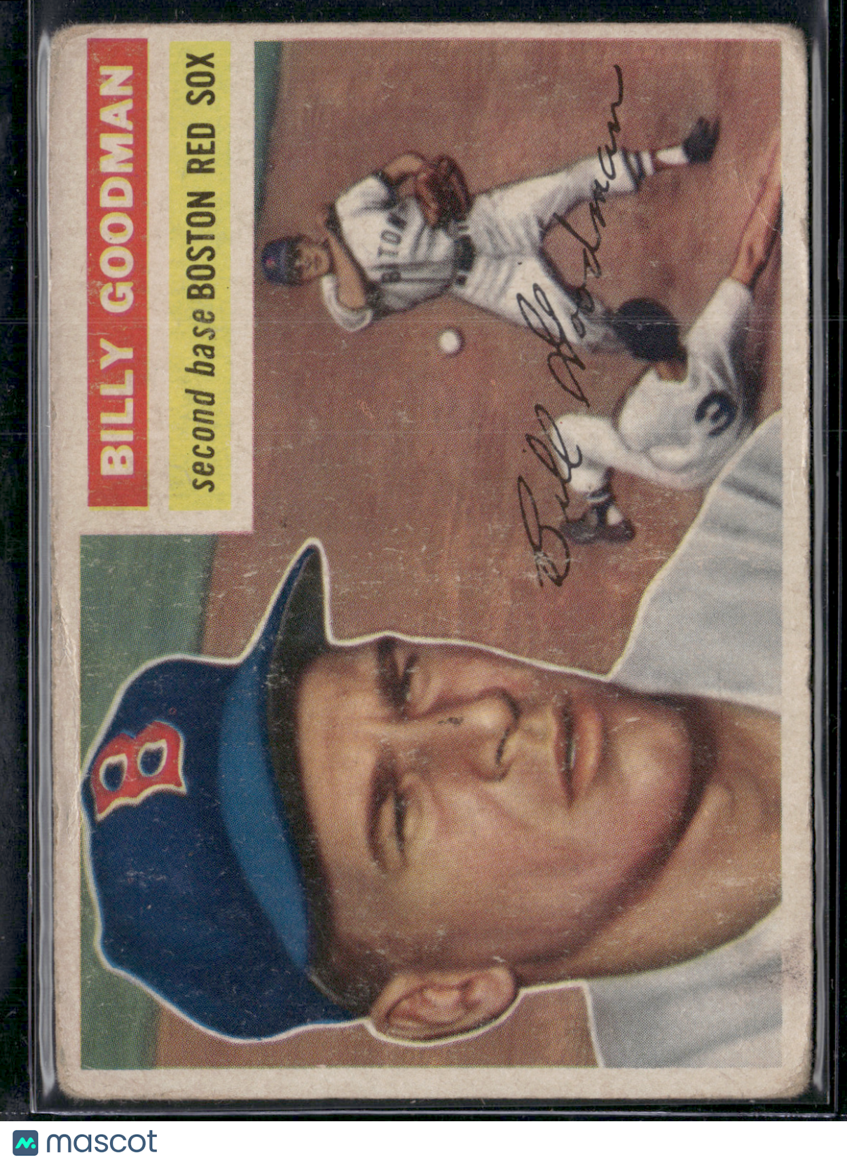 1956 Topps BILLY GOODMAN #245 Crease