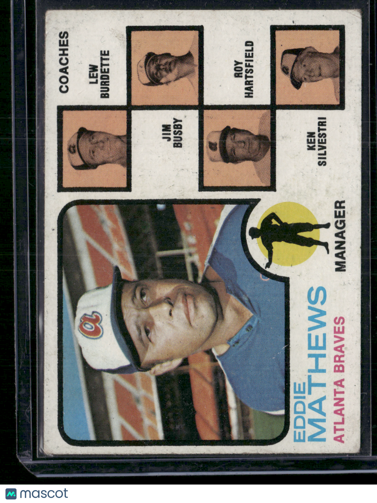 1973 Topps EDDIE MATTHEWS #237