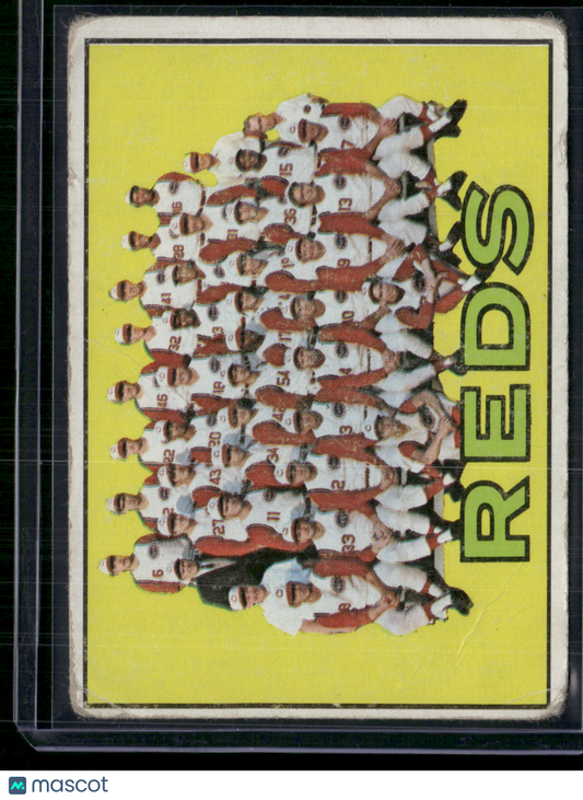 1967 Topps CINCINNATI REDS #407 Wrinkles (Good)