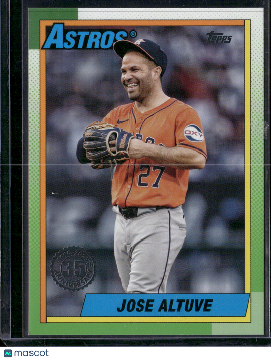 2025 Topps Series 1 JOSE ALTUVE #T90-9 1990
