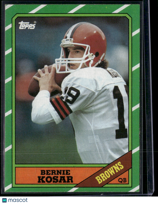 1986 Topps BERNIE KOSAR #187 Rookie RC (EX/MT-NM)