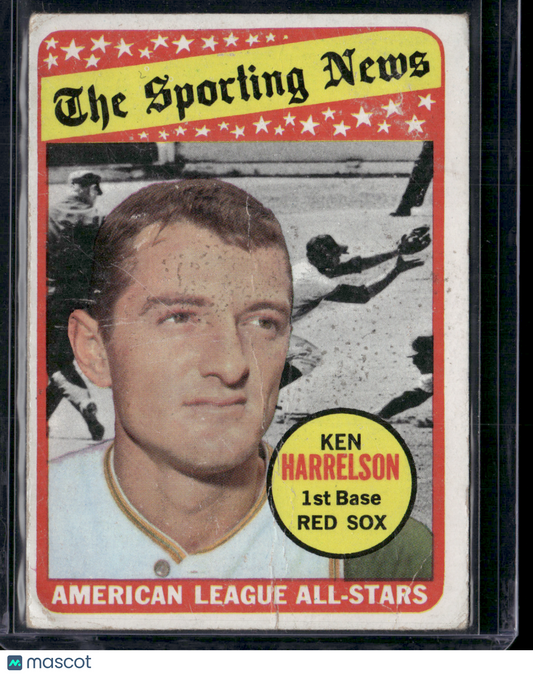 1969 Topps KEN HARRELSON #417 AL ALL STAR