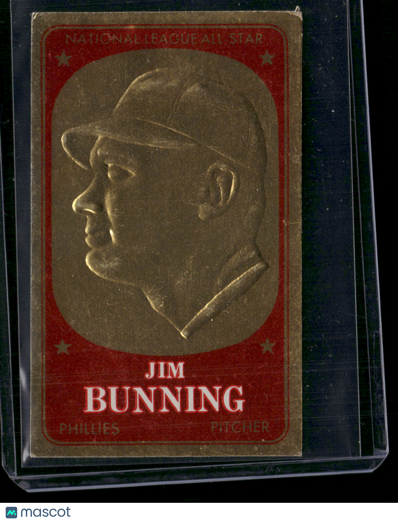 1965 Embossed JIM BUNNING #17 (VG)