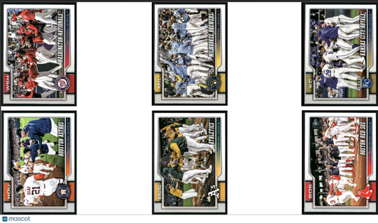 2026 Topps TEAM CARD 6 ~ CARDLOT Nationals/Red Sox (NM)