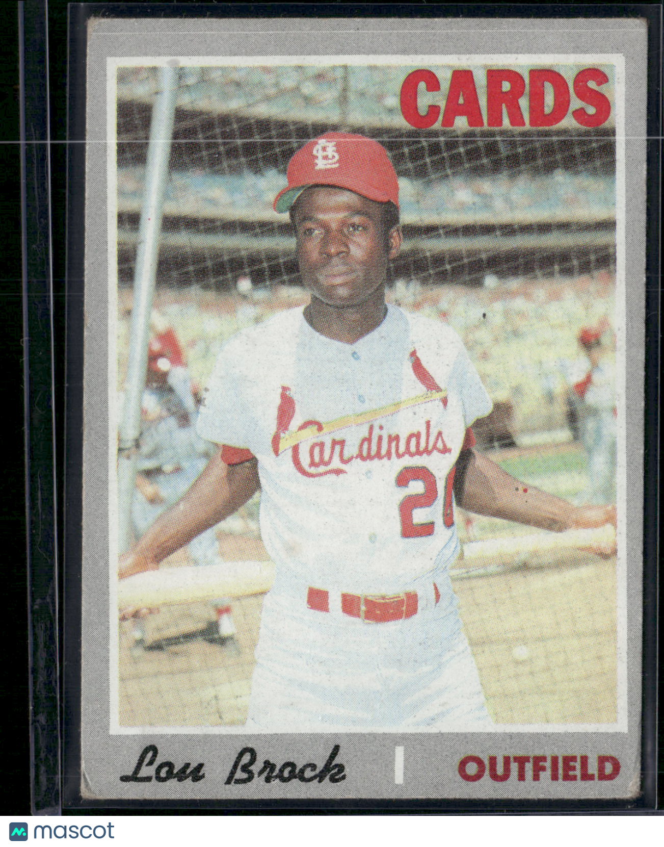 1970 Topps LOU BROCK #330 (VG)