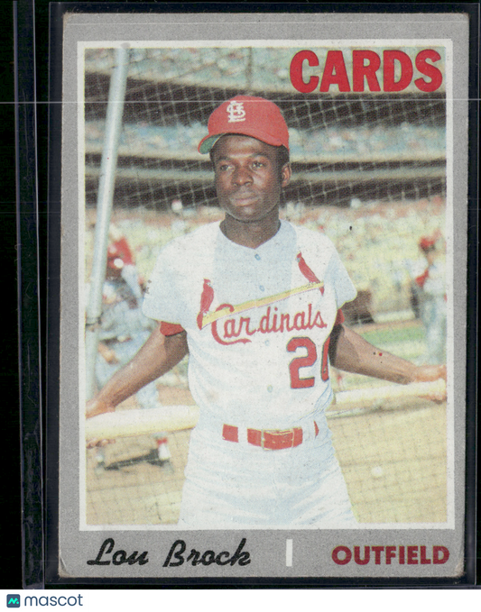 1970 Topps LOU BROCK #330 (VG)
