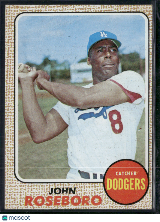1968 Topps JOHN ROSEBORO #65 (VG/EX-EX)