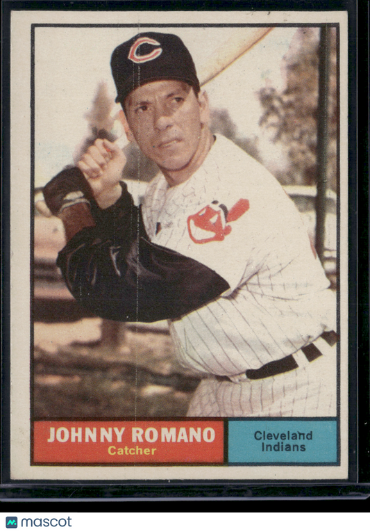 1961 Topps JOHNNY ROMANO #5 Stain Print Line (VG)
