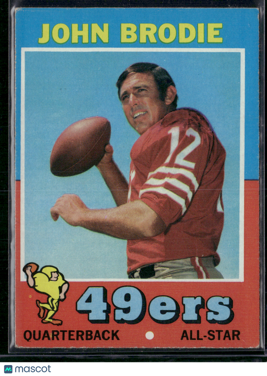 1971 Topps JOHN BRODIE #100