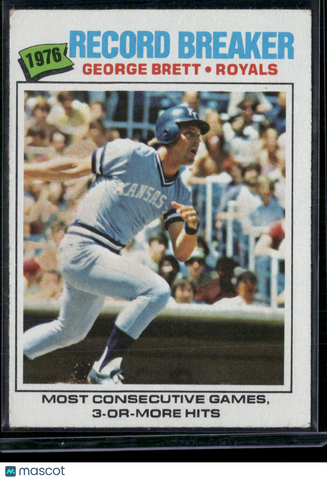 1977 Topps GEORGE BRETT #231 1976 Record Breaker (VG/EX-EX)