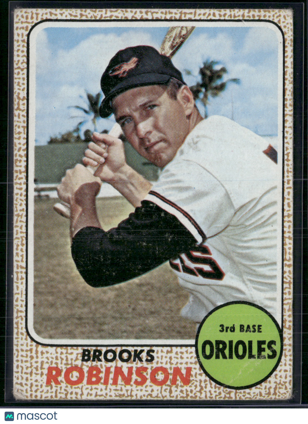 1968 Topps BROOKS ROBINSON #20 Wrinkle Corner Crease (VG)