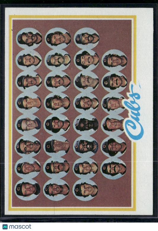 1978 Topps CHICAGO CUBS #302 (EX-EX/MT)