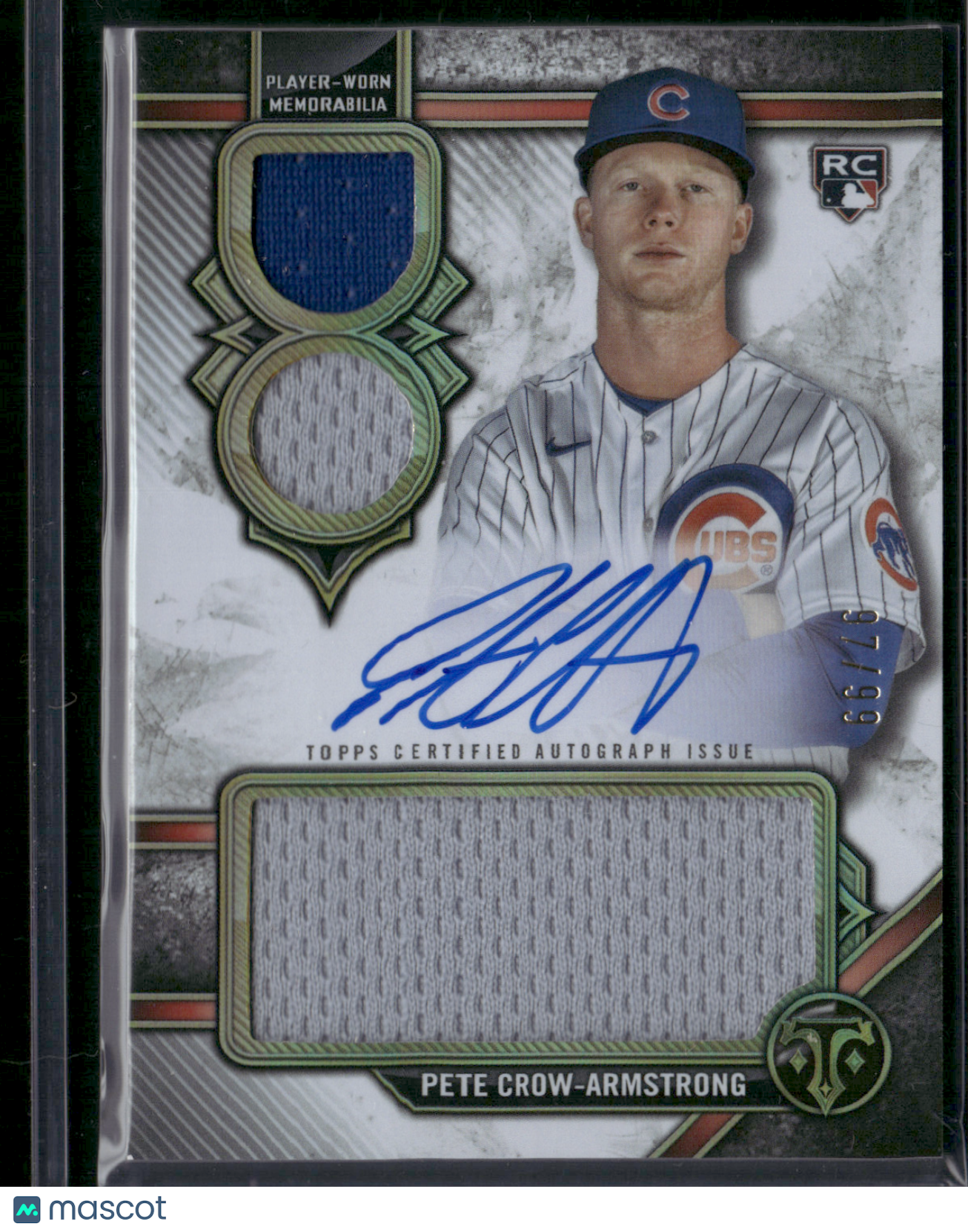 2024 Topps Triple Threads PETE CROW-ARMSTRONG #RAR-PC 97/99 Rookie Autograph RC