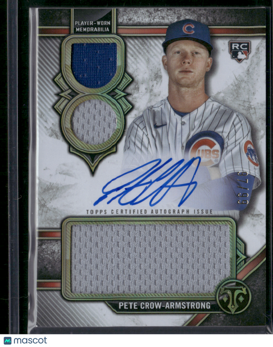 2024 Topps Triple Threads PETE CROW-ARMSTRONG #RAR-PC 97/99 Rookie Autograph RC
