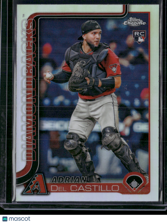 2025 Topps Chrome ADRIAN DEL CASTILLO #240 Rainbow Refractor Rookie RC