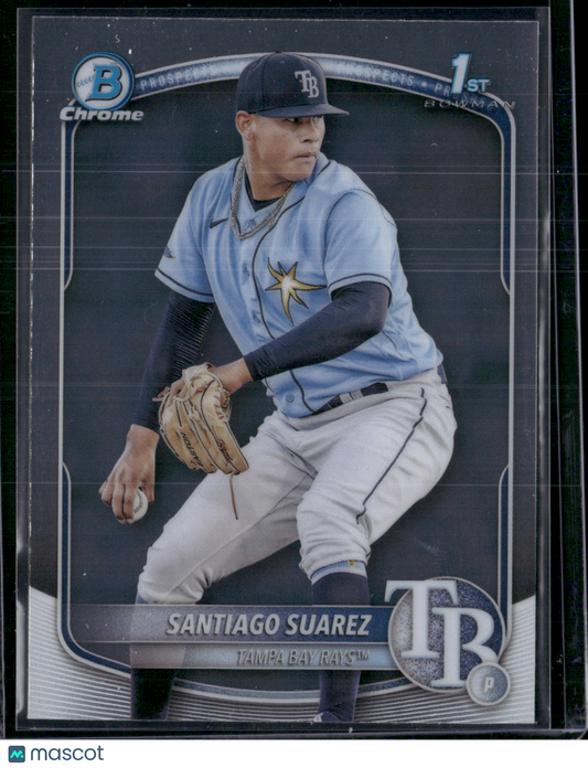 2025 Bowman SANTIAGO SUAREZ #BCP-142 Chrome 1st Bowman