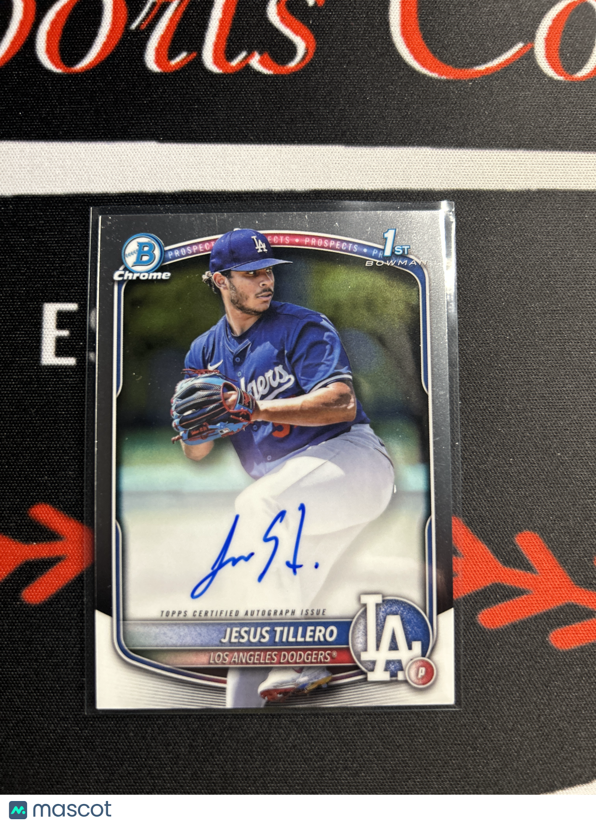 2025 Bowman JESUS TILLERO #CPA-JT Auto 1st Bowman