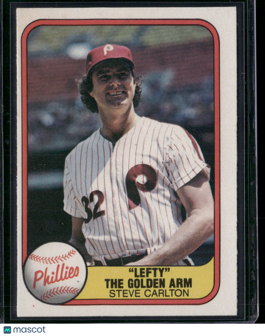 1981 Fleer STEVE CARLTON #660 "Lefty" The Golden Arm (EX/MT)