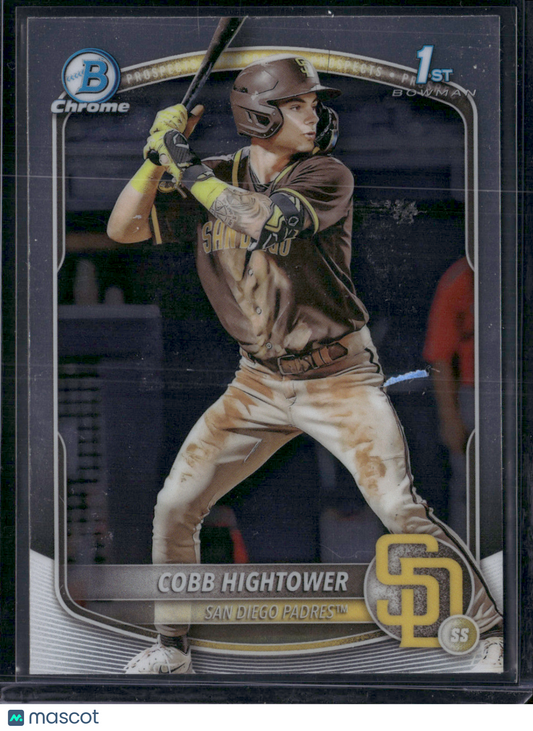 2025 Bowman COBB HIGHTOWER #BCP-104 1st Bowman Chrome