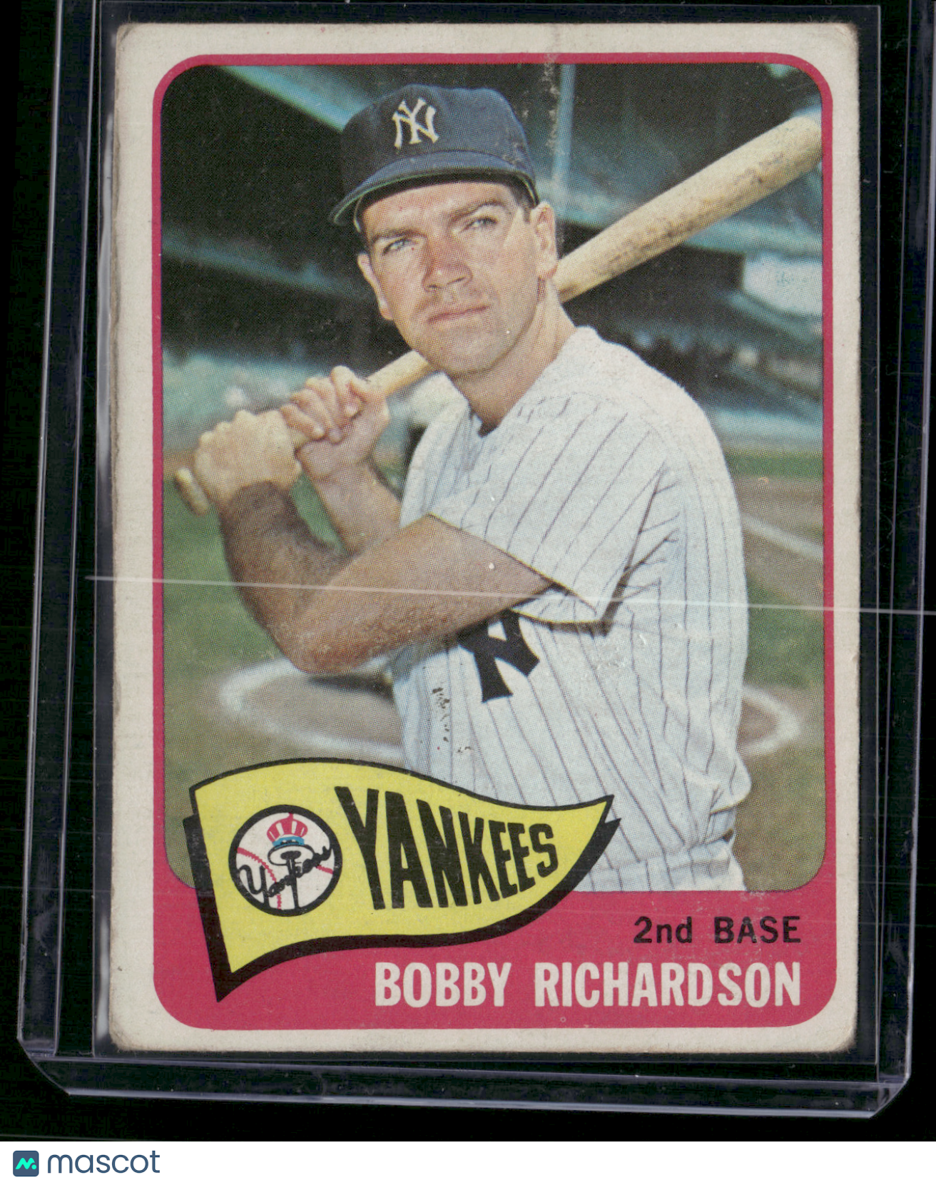 1965 Topps BOBBY RICHARDSON #115 (VG-VG/EX)