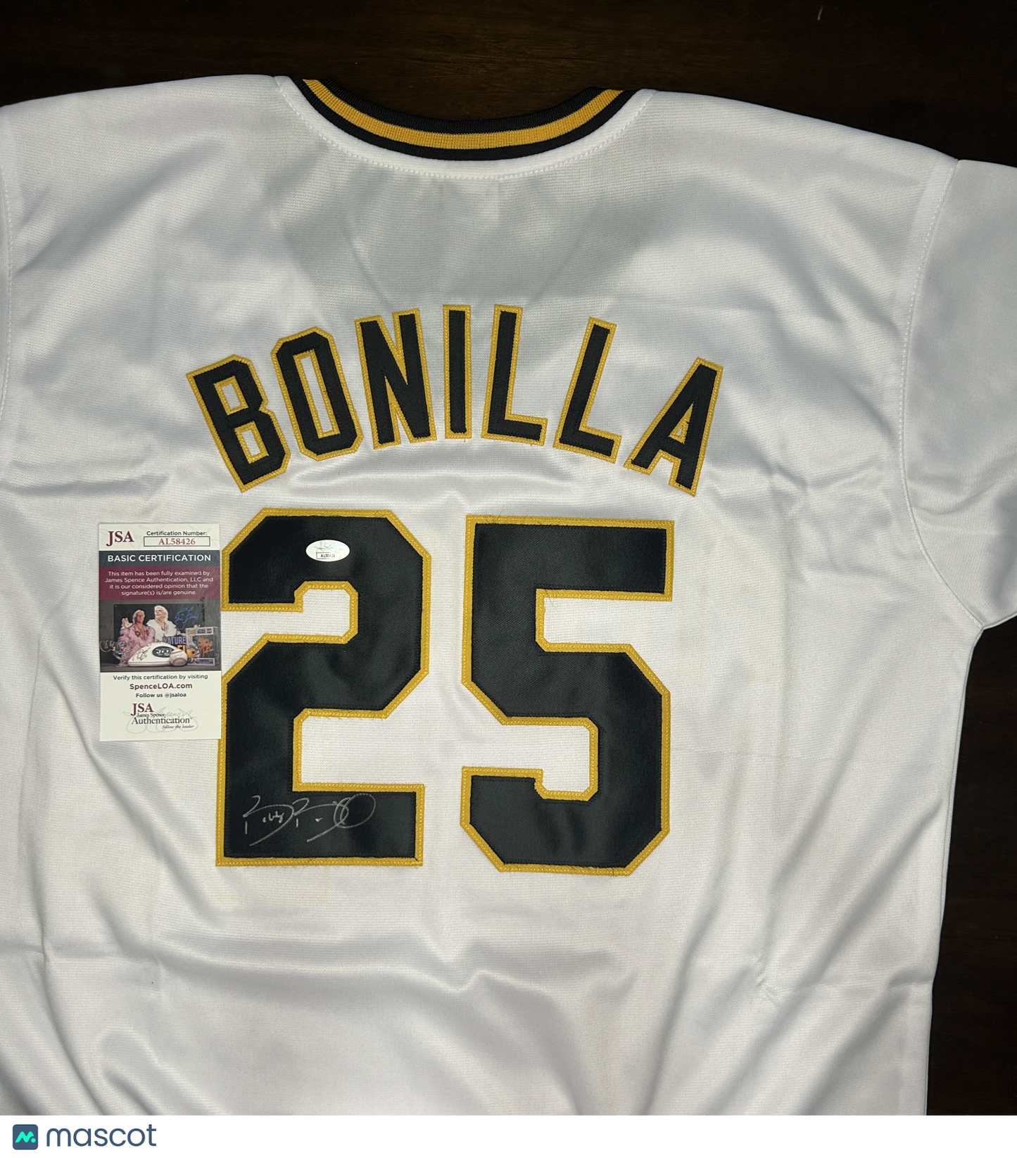 Bobby Bonilla Signed Pirates Jersey - JSA Authenticated - Auto