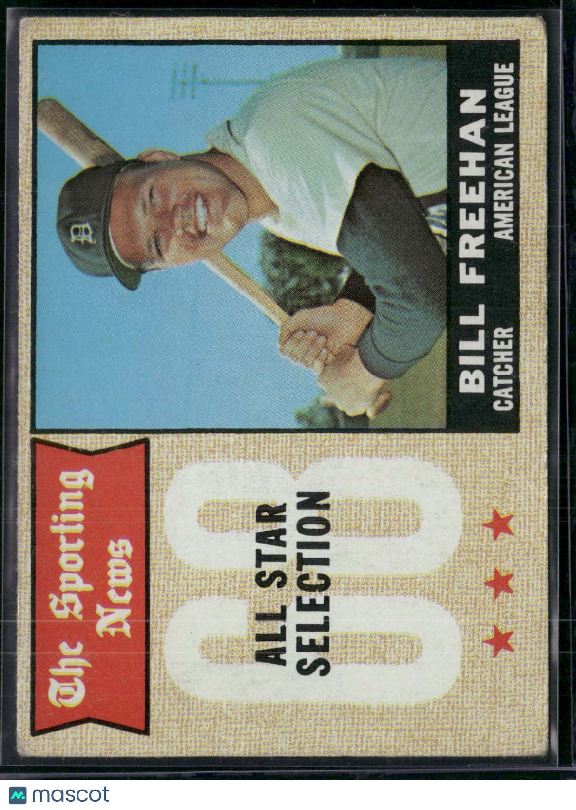 1968 Topps BILL FREEHAN #375 All Star (VG/EX)
