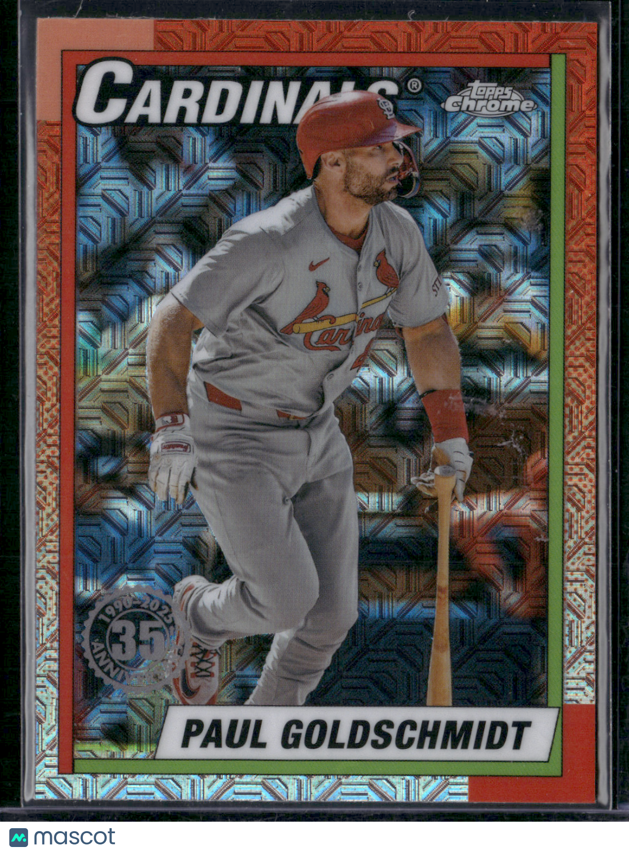 2025 Topps Series 1 PAUL GOLDSCHMIDT #T90C-84 Mojo Refractor