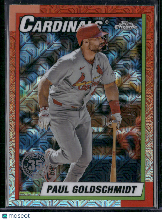 2025 Topps Series 1 PAUL GOLDSCHMIDT #T90C-84 Mojo Refractor