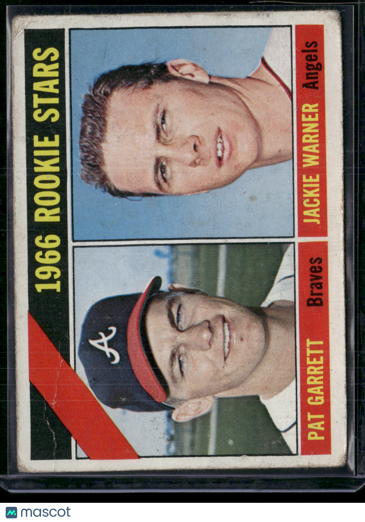 1966 Topps PAT GARRETT/JACKIE WARNER #533 1966 Rookie Stars Wrinkle (VG)