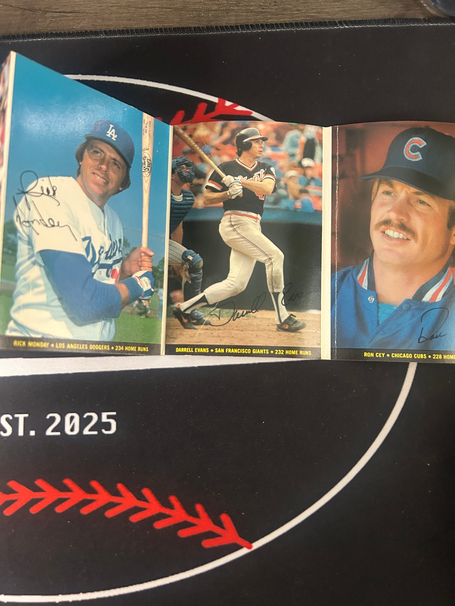 1983 Topps BASEBALL FOLDOUTS 17 Home Run Leaders Set 2 of 5 (EX)