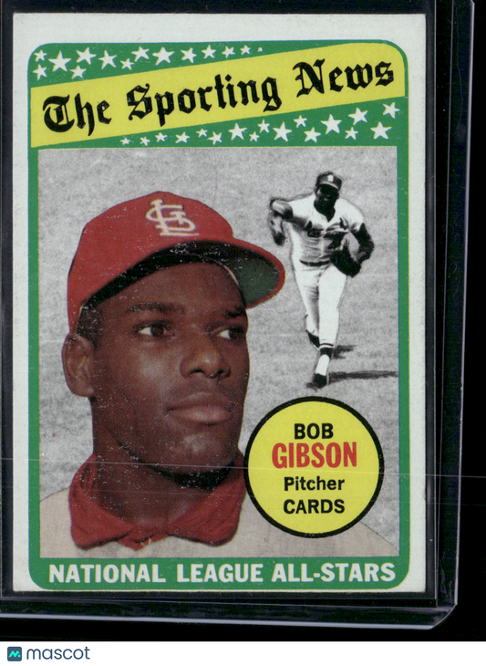 1969 Topps BOB GIBSON #432 ALL STAR