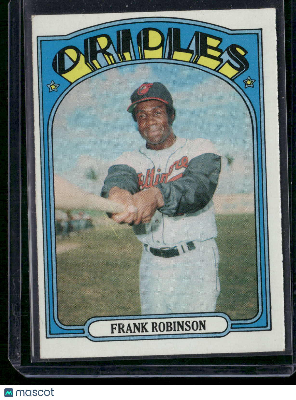 1972 Topps FRANK ROBINSON #100 Print streaks (VG-EX)