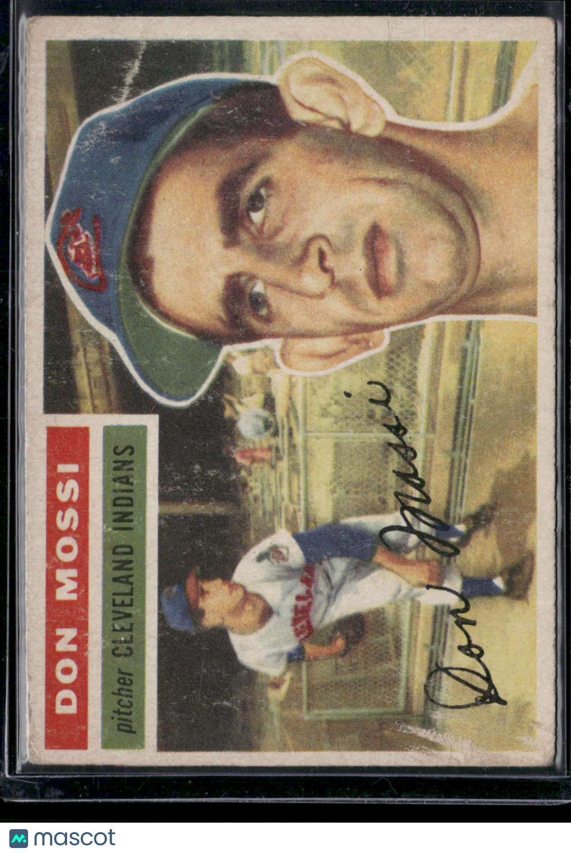 1956 Topps DON MOSSI #39 Surface wear