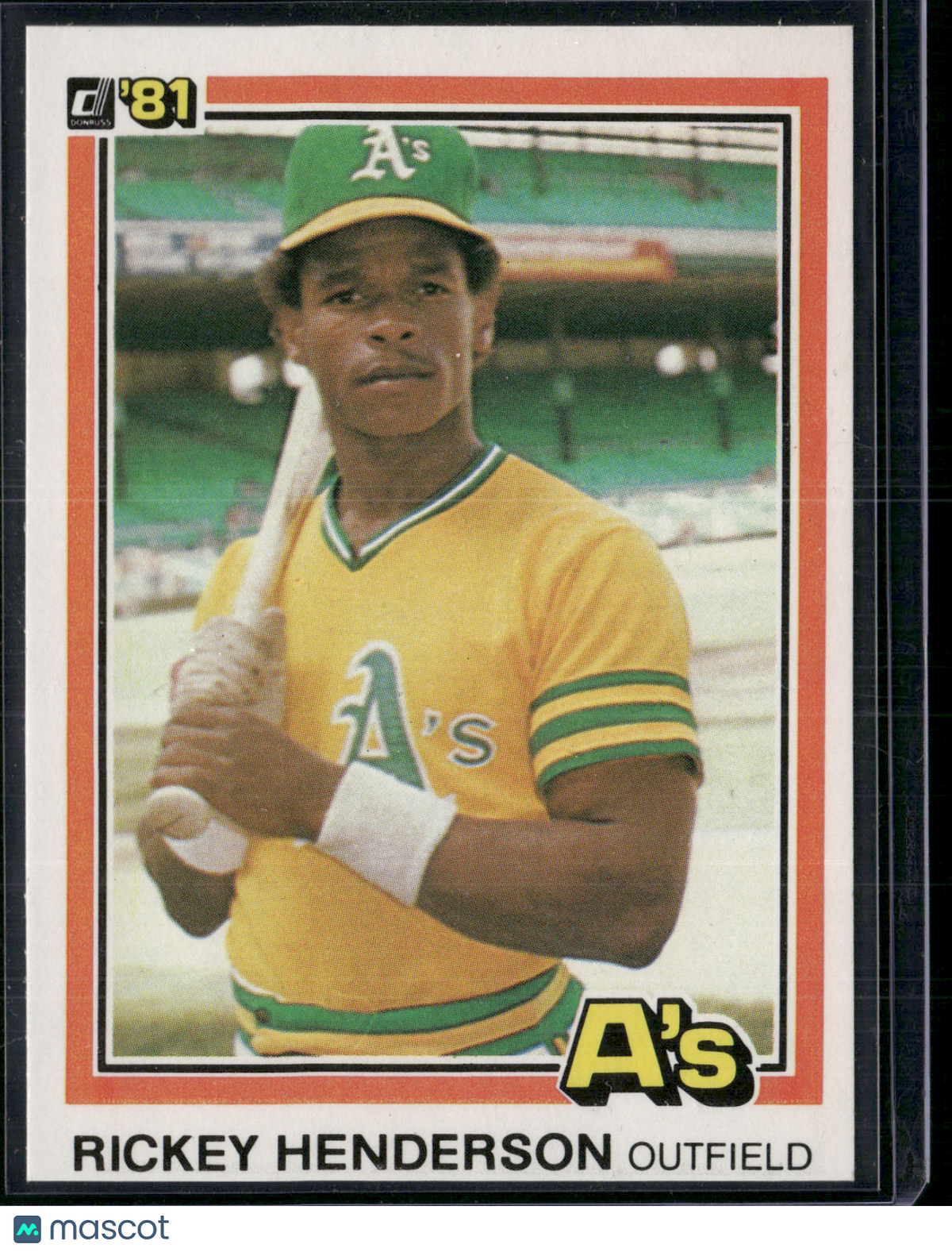 1981 Donruss RICKEY HENDERSON #119 (NM)