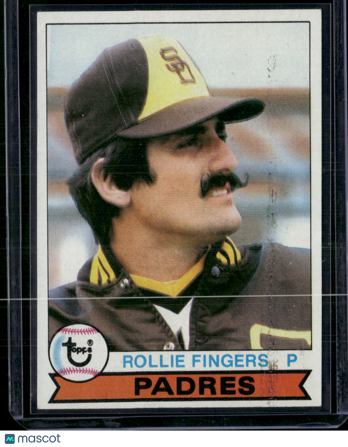1979 Topps ROLLIE FINGERS #390 Print Snow (EX-EX/MT)