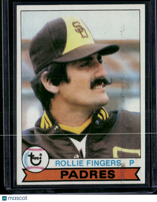 1979 Topps ROLLIE FINGERS #390 Print Snow (EX-EX/MT)