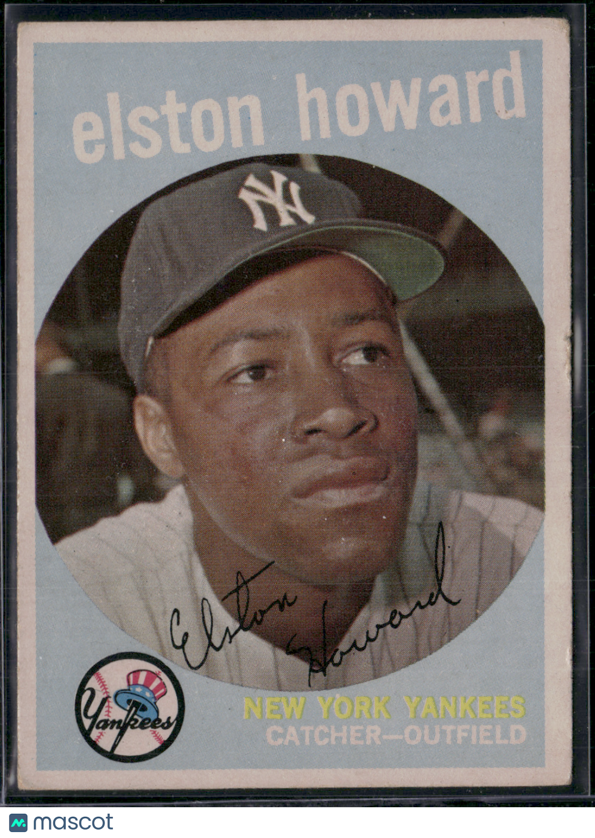 1959 Topps ELSTON HOWARD #395 (VG-VG/EX)