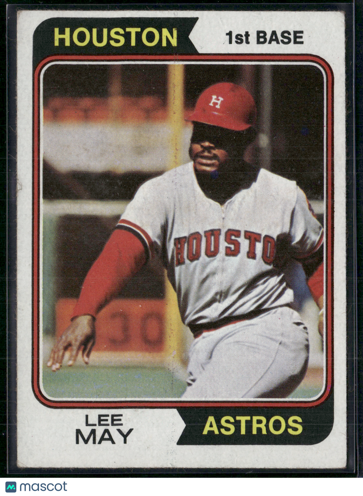 1974 Topps LEE MAY #500 Edge Chip (VG/EX-EX)