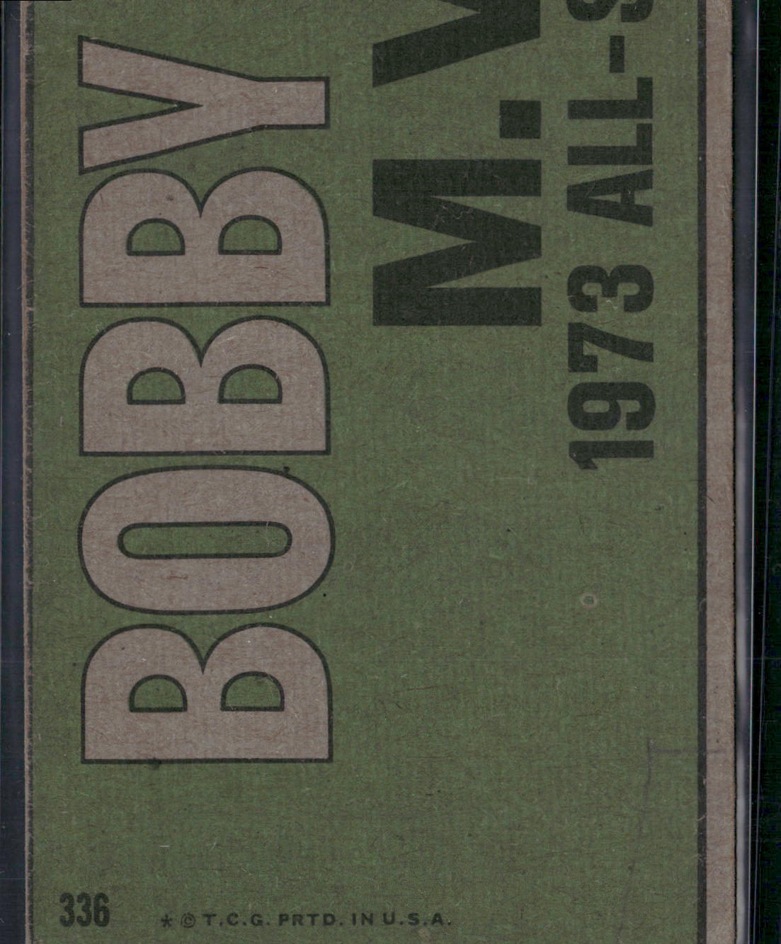 1974 Topps PETE ROSE/BOBBY MURCER #336 All Star Left Fielders (VG-VG/EX)