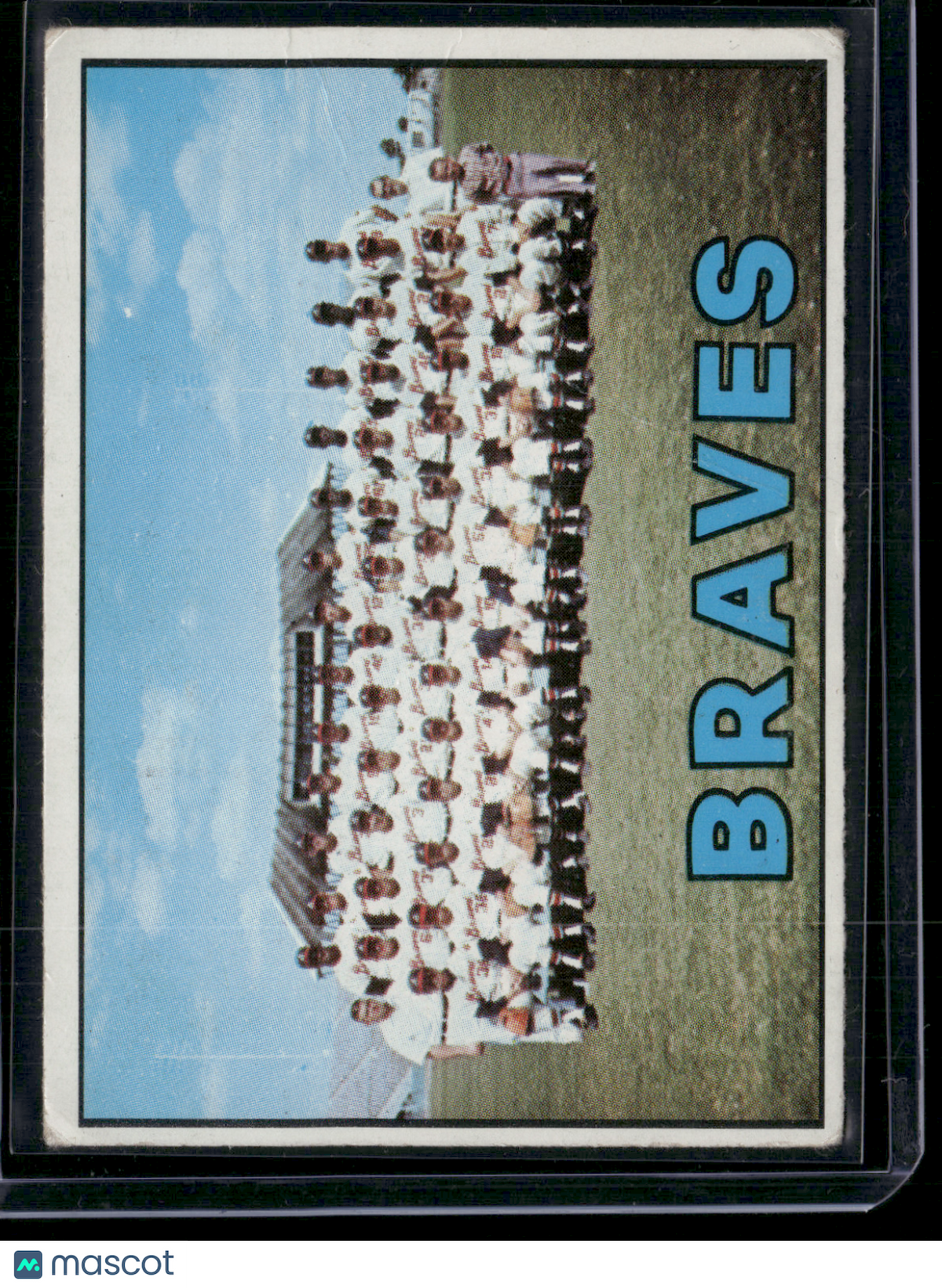 1967 Topps ATLANTA BRAVES #477 Ink on Back Wrinkles (VG)