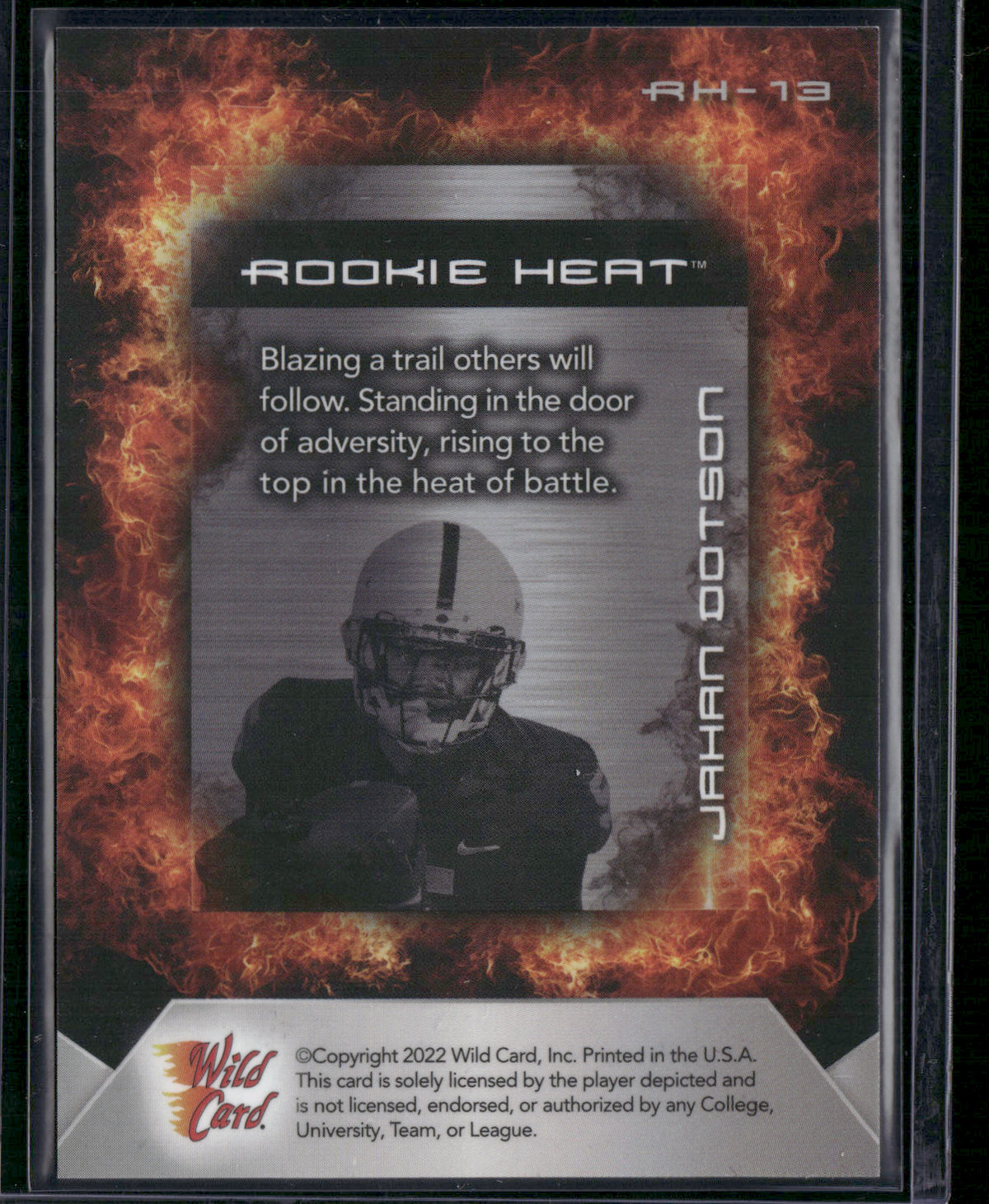 2022 Matte JAHAN DOTSON #RH-13 Rookie Heat (NM)